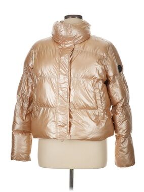 Noize Metallic Champagne Puffer Jacket
